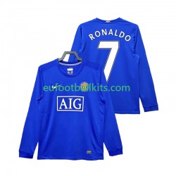 Manchester United Cristiano Ronaldo 7 Retro Third Football Shirts 2008 2009 Men SS
