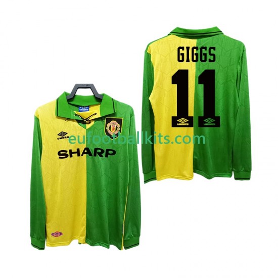 Manchester United GIGGS 11 Retro Away Football Shirts 1992 1994 Men SS