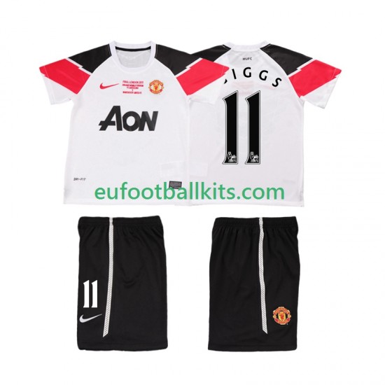 Manchester United GIGGS 11 Retro Third Football Shirts Champions League 2011 2012 Kids LS