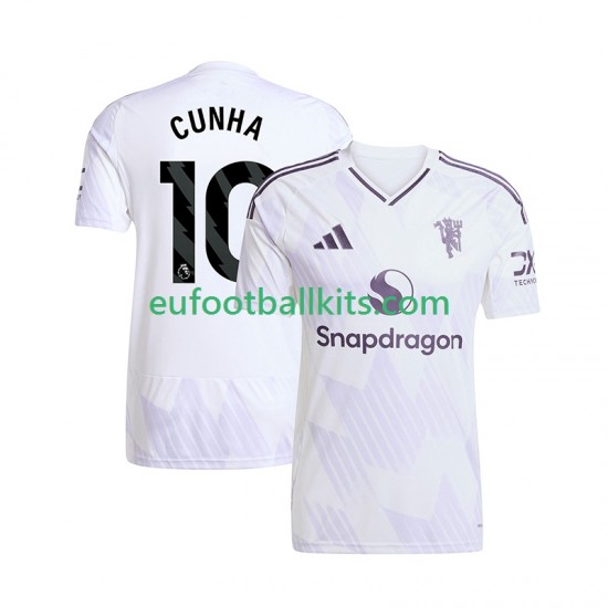 Manchester United Matheus Cunha 10 Away Football Shirts 2025-2026 Men LS