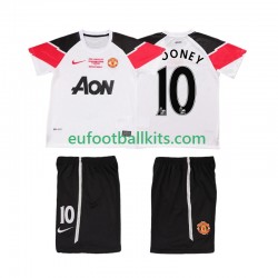 Manchester United ROONEY 10 Retro Third Football Shirts Champions League 2011 2012 Kids LS