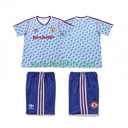 Manchester United Retro Away Football Shirts 1990 1992 Kids LS