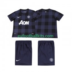 Manchester United Retro Away Football Shirts 2013 2014 Kids LS