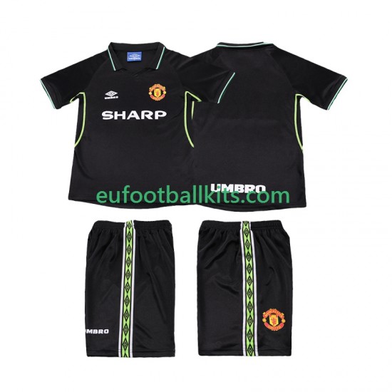 Manchester United Retro Third Football Shirts 1998 1999 Kids LS