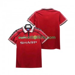Manchester United Retro Home Football Shirts 1998 1999 Men LS