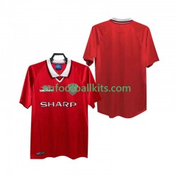 Manchester United Retro Home Football Shirts 1999 2000 Men LS