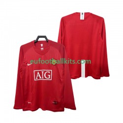 Manchester United Retro Home Football Shirts 2007 2008 Men SS