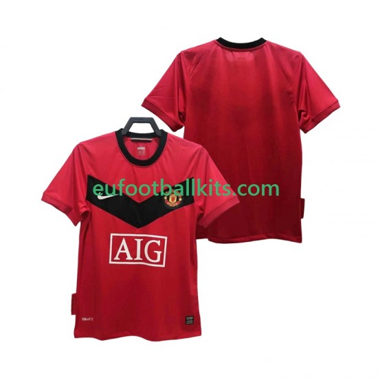 Manchester United Retro Home Football Shirts 2009 2010 Men LS
