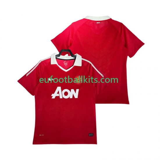 Manchester United Retro Home Football Shirts 2010 2011 Men LS