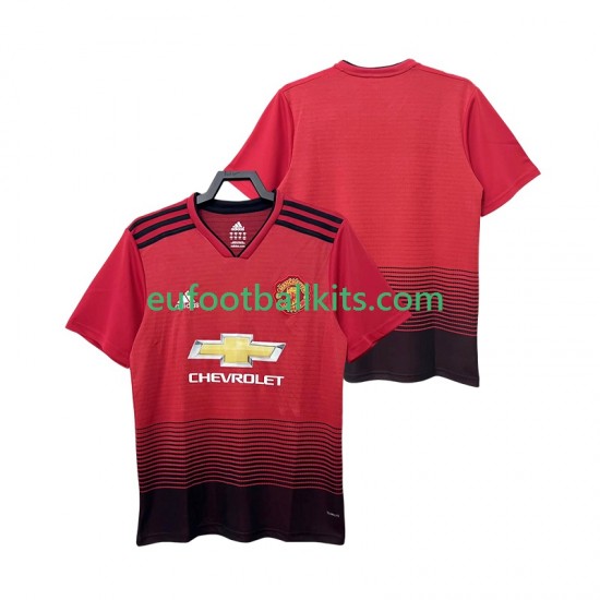 Manchester United Retro Home Football Shirts 2018 2019 Men LS