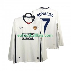 Manchester United Ronaldo 7 Retro Away Football Shirts Premier League 2008 2009 Men SS