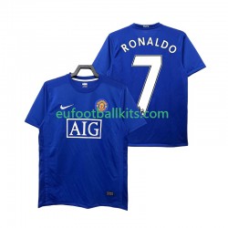 Manchester United Ronaldo 7 Retro Third Football Shirts 2008 2009 Men LS