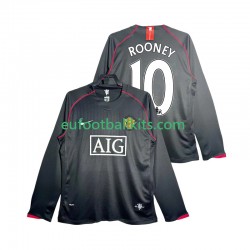Manchester United Rooney 10 Retro Away Football Shirts 2007 2008 Men SS