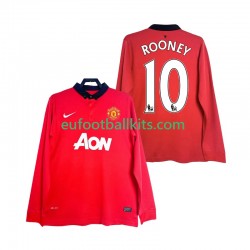 Manchester United Rooney 10 Retro Home Football Shirts 2013 2014 Men SS