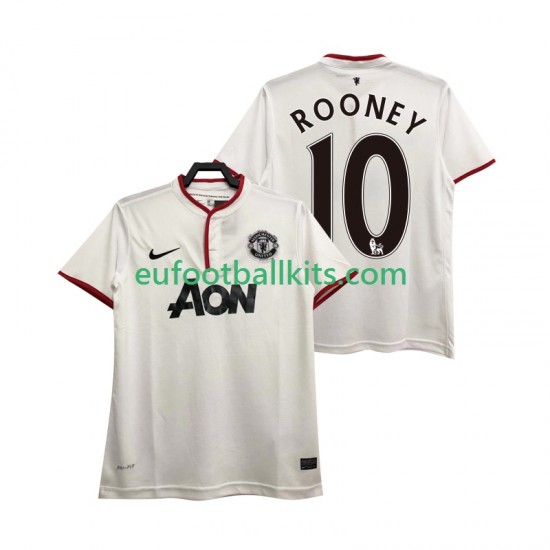 Manchester United Rooney 10 Retro Third Football Shirts 2013 2014 Men LS