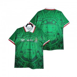 Mexico Retro Home Football Shirts 1998 Men LS