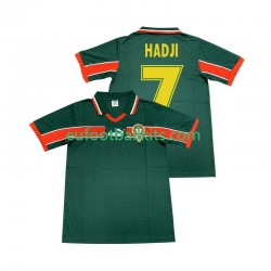 Morocco HADJI 7 Retro Home Football Shirts 1998 Men LS