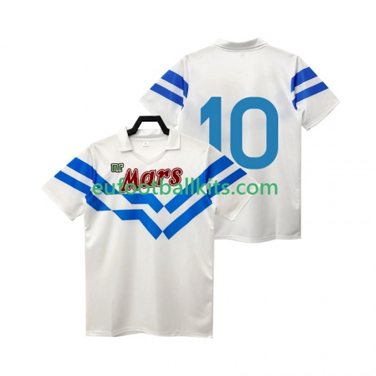 Napoli 10 Retro Away Football Shirts 1988 1989 Men LS