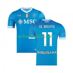 Napoli Kevin De Bruyne 11 Home Football Shirts 2025-2026 Men LS