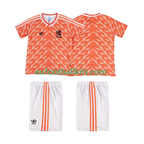 Netherlands Retro Home Football Shirts 1988 Kids LS