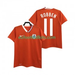 Netherlands ROBBEN 11 Retro Home Football Shirts 2008 Men LS