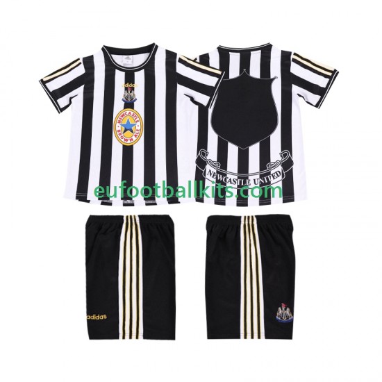 Newcastle United Retro Home Football Shirts 1997 1999 Kids LS