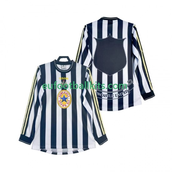 Newcastle United Retro Home Football Shirts 1997 1999 Men SS