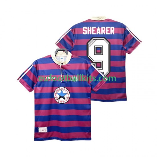 Newcastle United SHEARER 9 Retro Away Football Shirts 1995 1997 Men LS