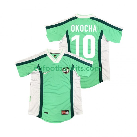 Nigeria OKOCHA 10 Retro Home Football Shirts 1998 Men LS