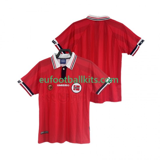 Norway Retro Home Football Shirts 1998 Men LS