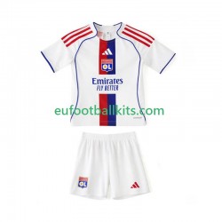 Olympique Lyonnais Home Football Shirts 2025-2026 Kids LS