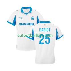 Olympique de Marseille Adrien Rabiot 25 Home Football Shirts 2025-2026 Men LS