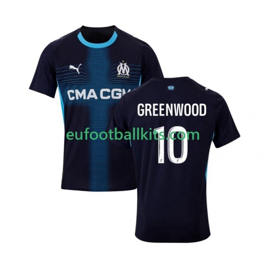 Olympique de Marseille Mason Greenwood 10 Away Football Shirts 2025-2026 Men LS