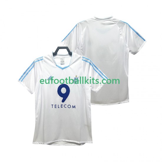 Olympique de Marseille Retro Home Football Shirts 2002 2003 Men LS