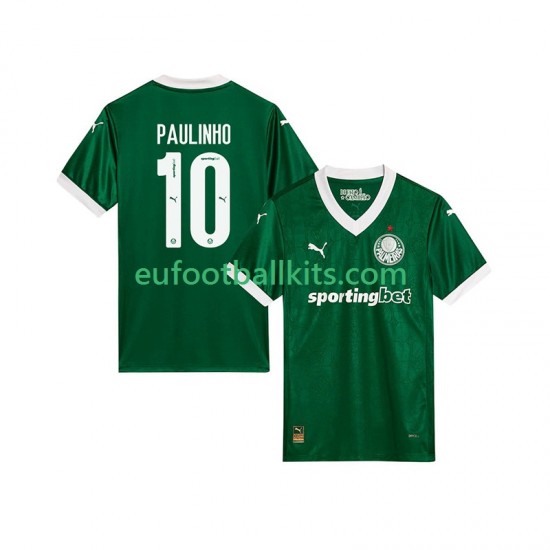 Palmeiras Paulinho 10 Home Football Shirts 2025-2026 Men LS