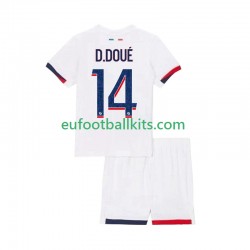Paris Saint Germain Desire Doue 14 Away Football Shirts 2025-2026 Kids LS