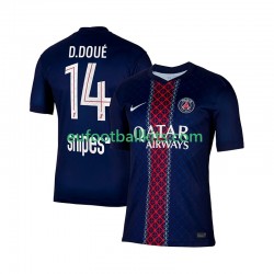 Paris Saint Germain Desire Doue 14 Home Football Shirts 2025-2026 Men LS