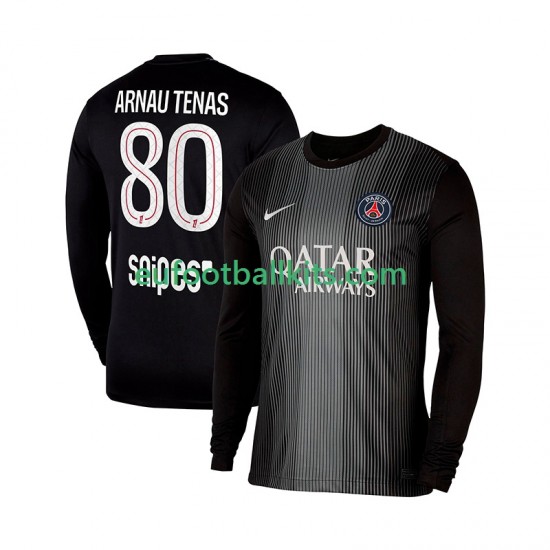 Paris Saint Germain Goalkeeper Arnau Tenas 80 Home Football Shirts 2025-2026 Men SS
