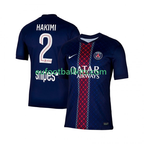 Paris Saint Germain Hakimi 2 Home Football Shirts 2025-2026 Men LS
