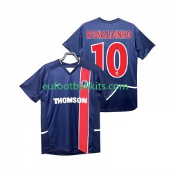 Paris Saint Germain RONALDINHO 10 Retro Home Football Shirts 2002 2003 Men LS