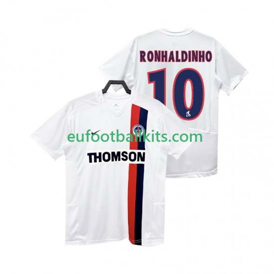 Paris Saint Germain RONHALDINHO 10 Retro Away Football Shirts 2002 2003 Men LS