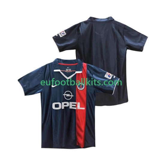 Paris Saint Germain Retro Home Football Shirts 2001 2002 Men LS