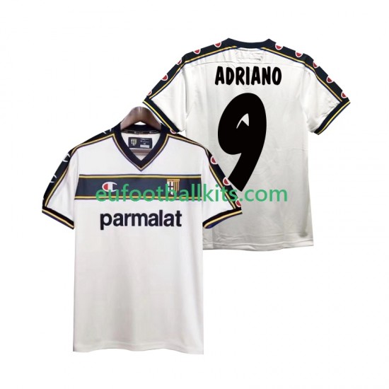 Parma ADRIANO 9 Retro Away Football Shirts 2002 2003 Men LS