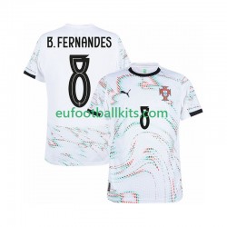 Portugal Bruno Fernandes 8 Away Football Shirts 2025-2026 Men LS