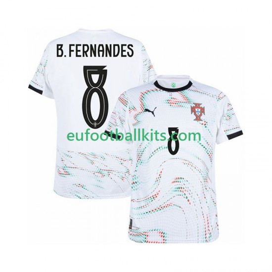 Portugal Bruno Fernandes 8 Away Football Shirts 2025-2026 Men LS