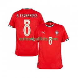 Portugal Bruno Fernandes 8 Home Football Shirts 2025-2026 Men LS