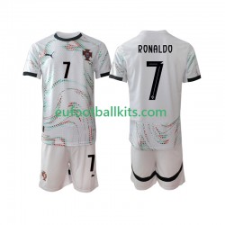 Portugal Cristiano Ronaldo 7 Away Football Shirts 2025 Kids LS
