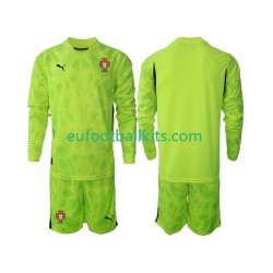 Portugal Goalkeeper Home Football Shirts 2025 Kids SS