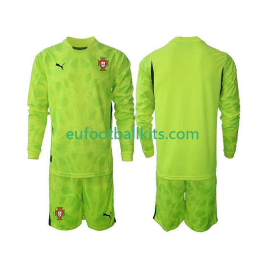 Portugal Goalkeeper Home Football Shirts 2025 Kids SS