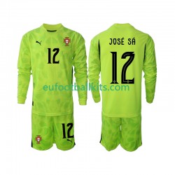 Portugal Goalkeeper Jose Sa 12 Home Football Shirts 2025 Kids SS